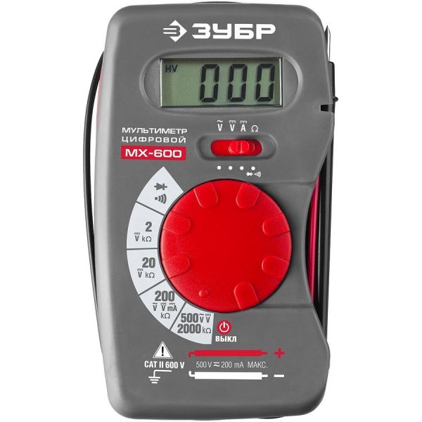 Мультиметр Зубр МХ-600