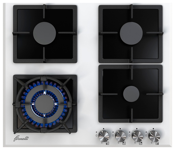 Варочная поверхность Fornelli PGA 60 Quadro WH