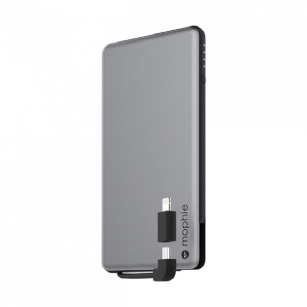 Внешний аккумулятор Mophie Powerstation Plus серый космос